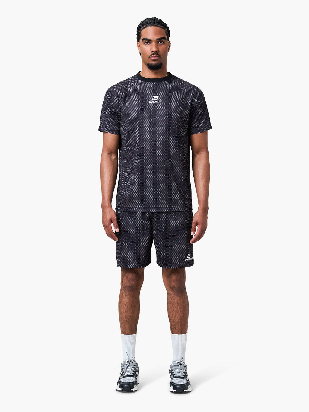 CAMO+ SHORTS | BLACK / CAMO | SEEDING