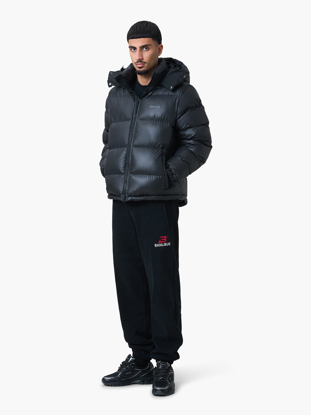 BALACLAVA PUFFER JACKET | BLACK