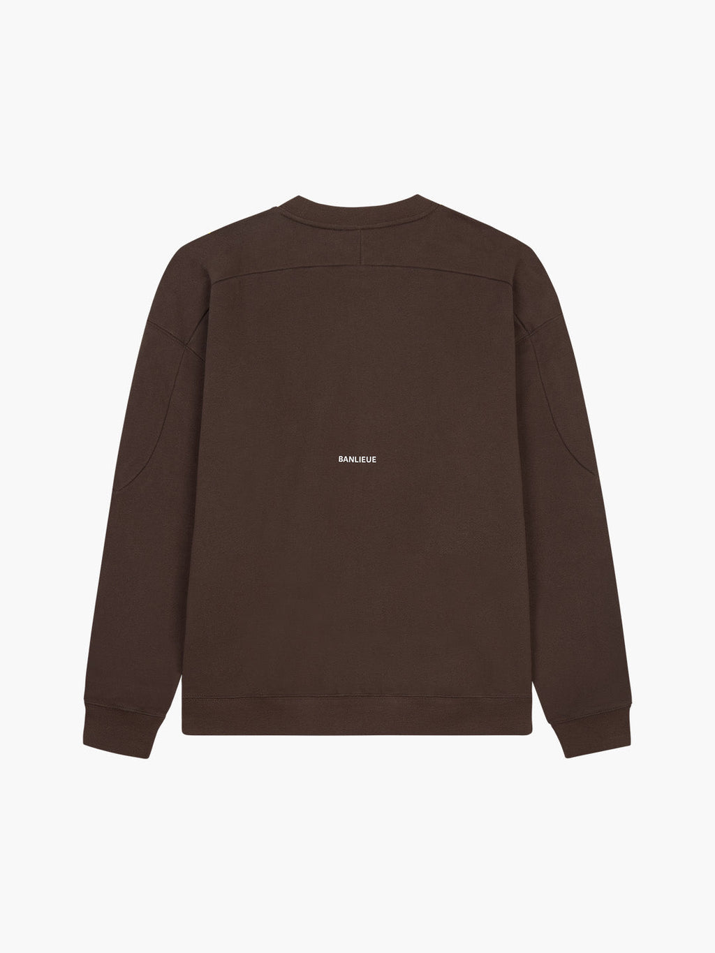UNIVERSITY SWEATER | BROWN / IVORY WHITE